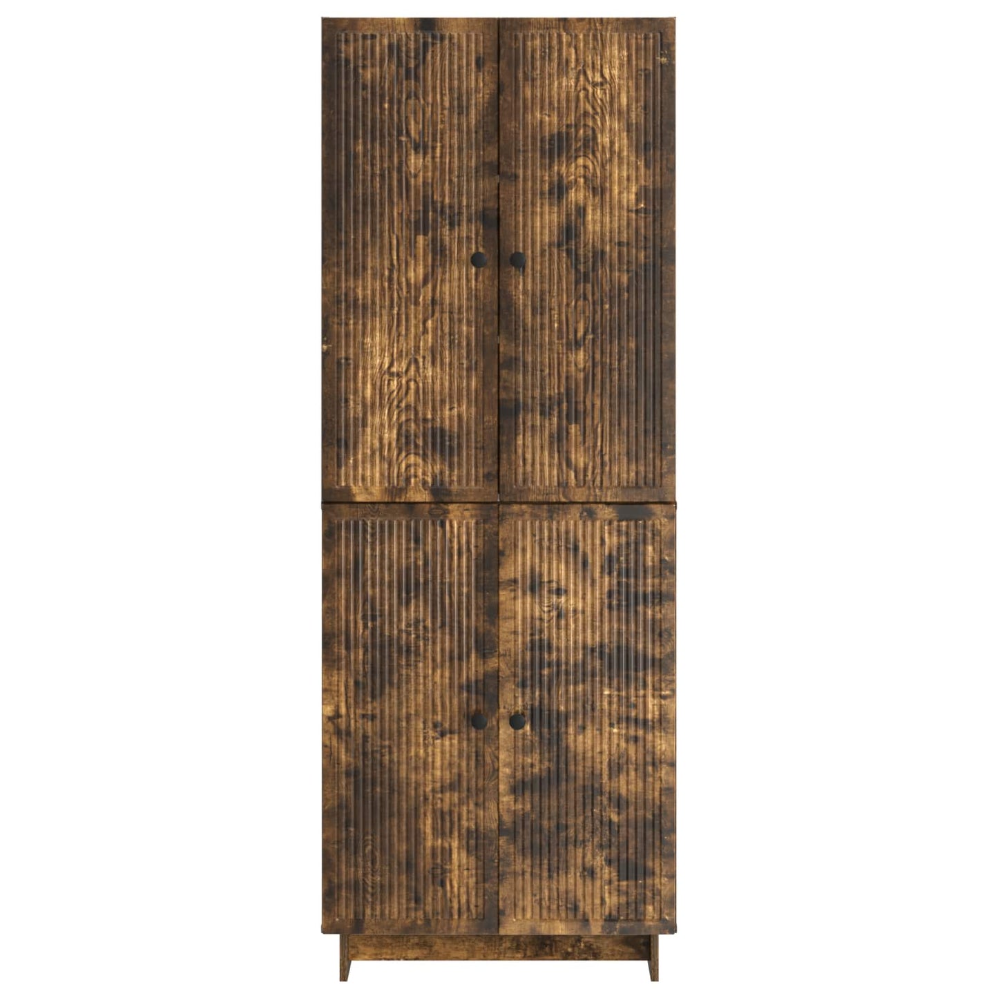 Schrankset 2 stk. Räuchereiche Holzwerkstoff