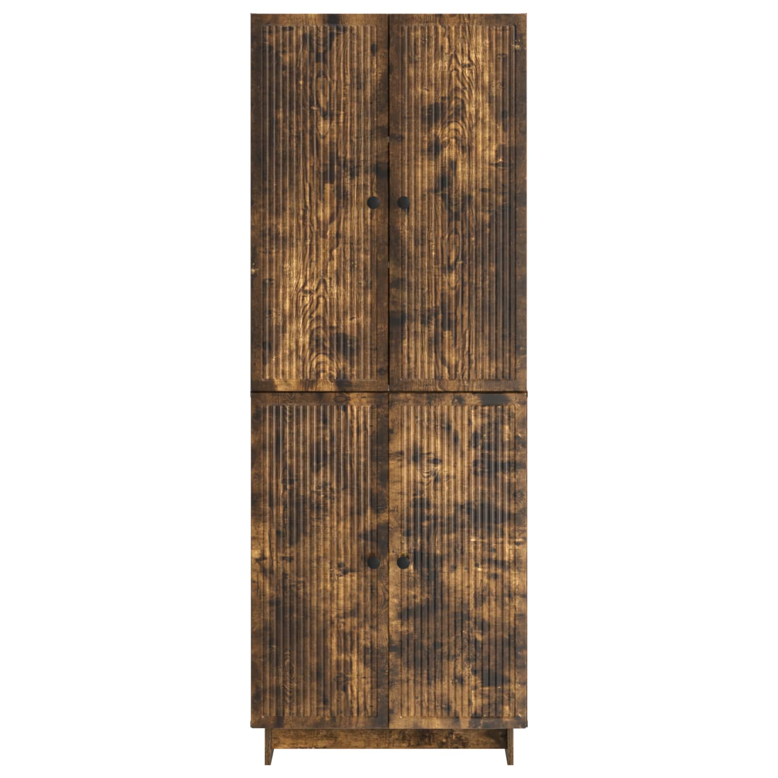 Schrankset 2 stk. Räuchereiche Holzwerkstoff