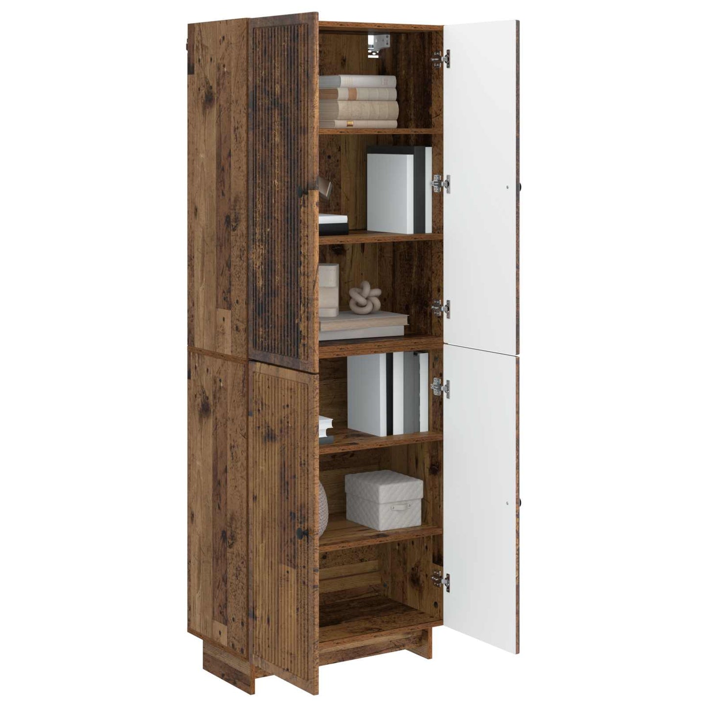 Schrankset 2 stk. Altholz Holzwerkstoff