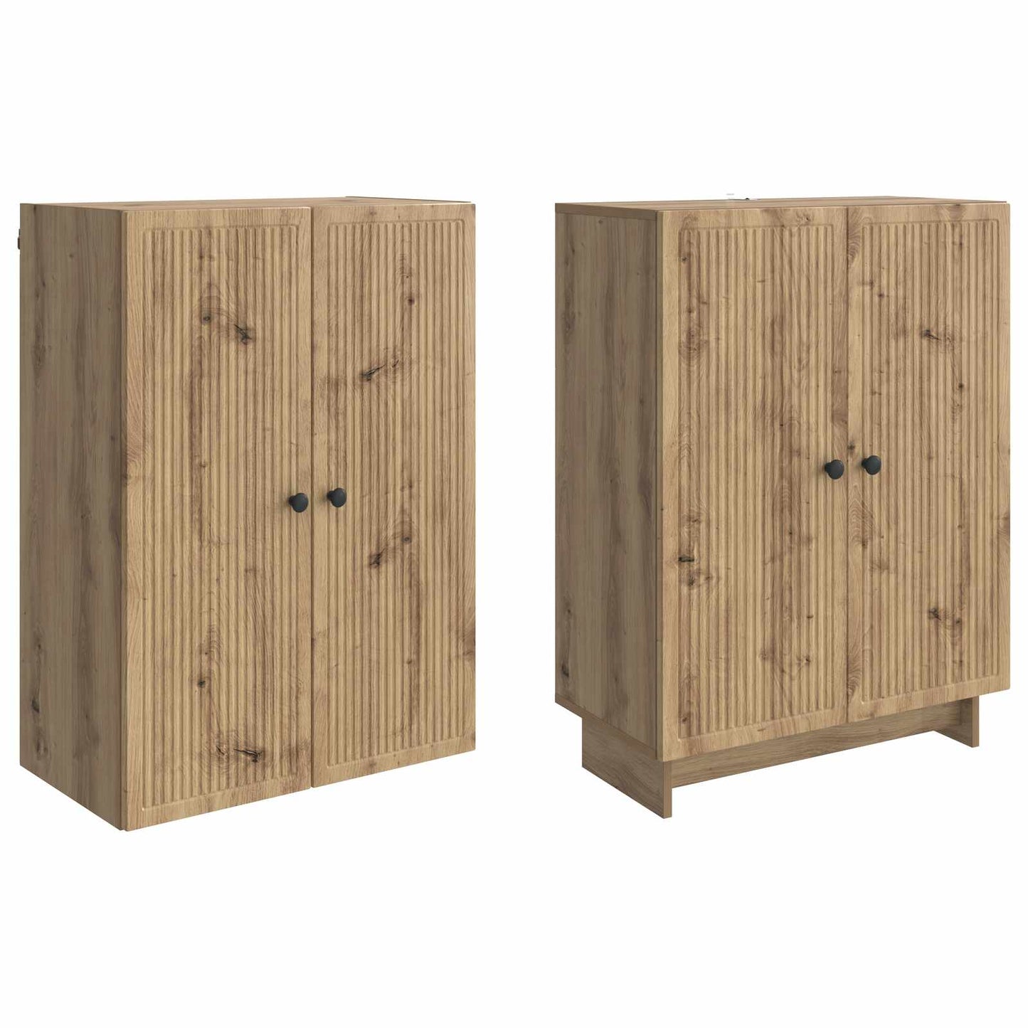 Schrankset 2 Stk. Artisan-Eiche Holzwerkstoff