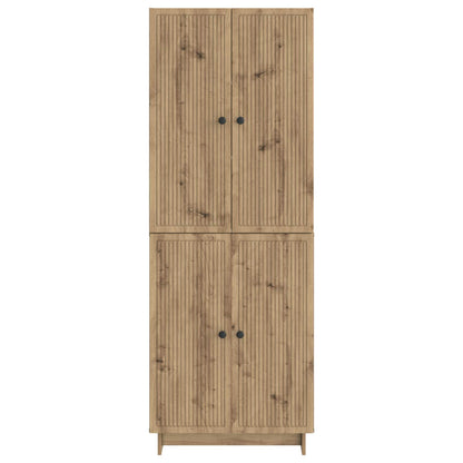 Schrankset 2 stk. Artisan-Eiche Holzwerkstoff