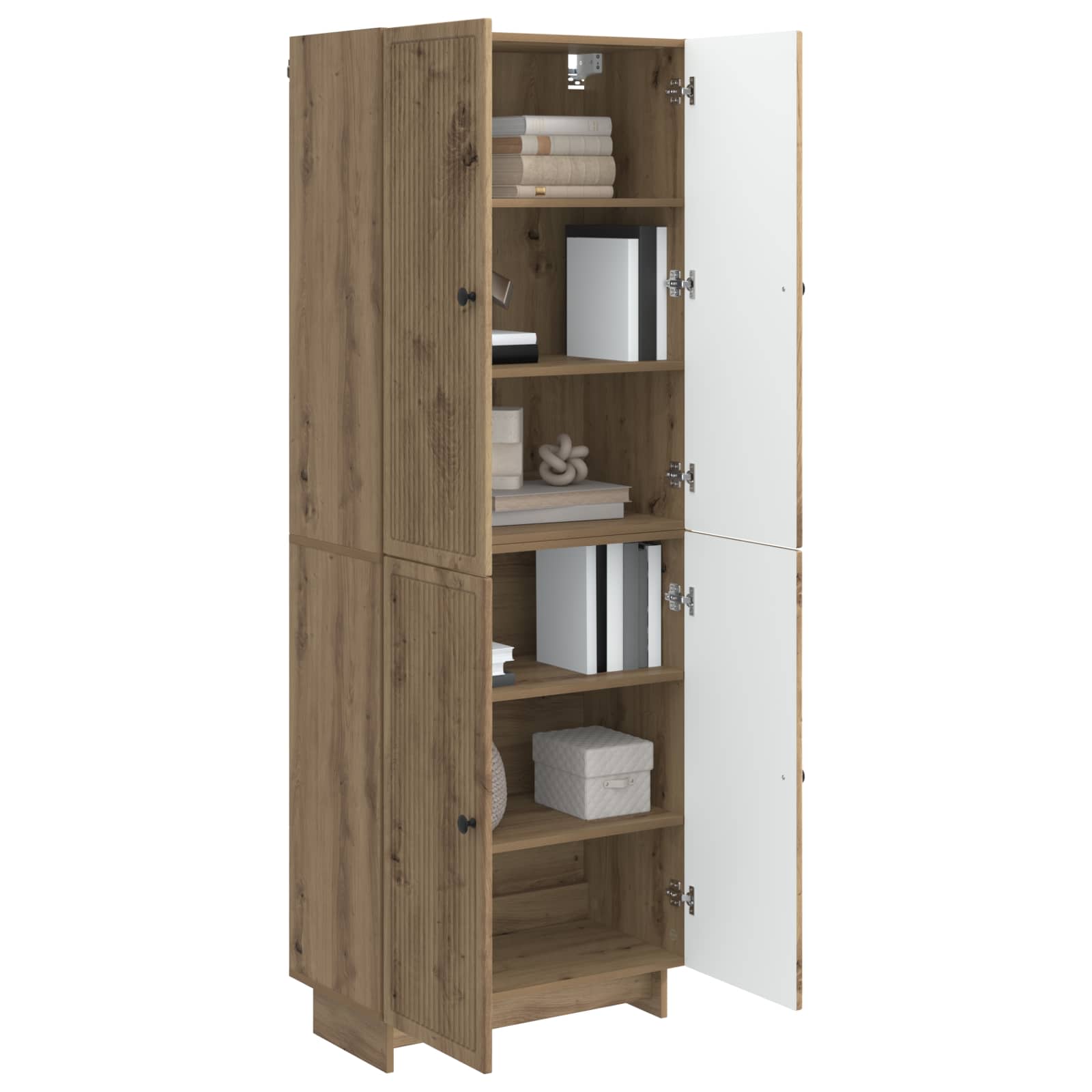 Schrankset 2 Stk. Artisan-Eiche Holzwerkstoff