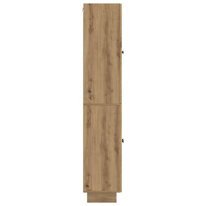 Schrankset 2 stk. Artisan-Eiche Holzwerkstoff