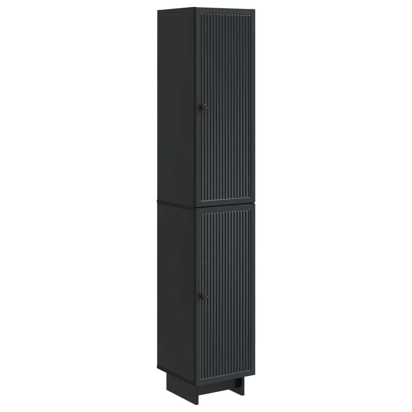 Schrankset 2 pcs Schwarz 34,5 x 33 x 90 cm Holzwerkstoff