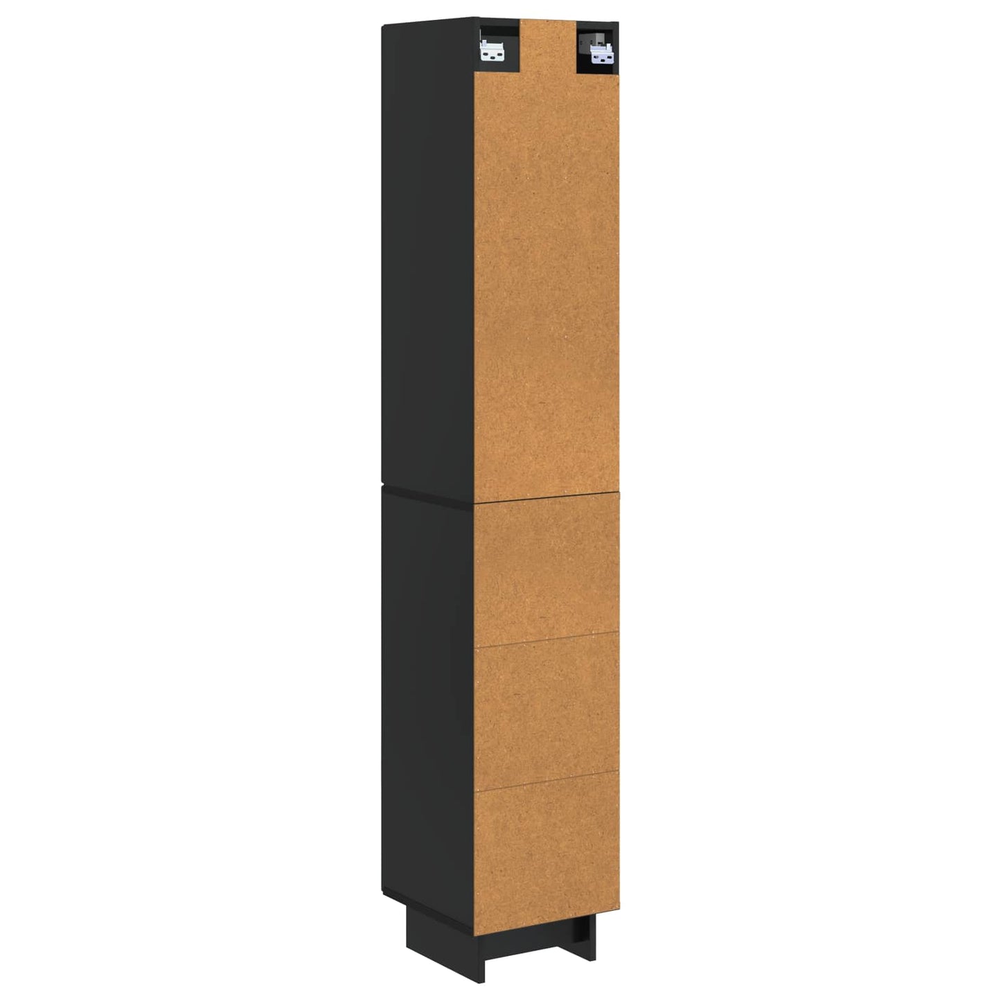 Schrankset 2 pcs Schwarz 34,5 x 33 x 90 cm Holzwerkstoff