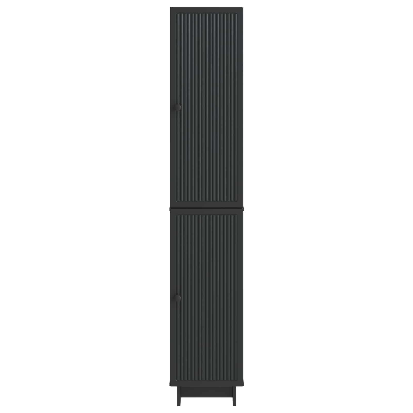 Schrankset 2 pcs Schwarz 34,5 x 33 x 90 cm Holzwerkstoff