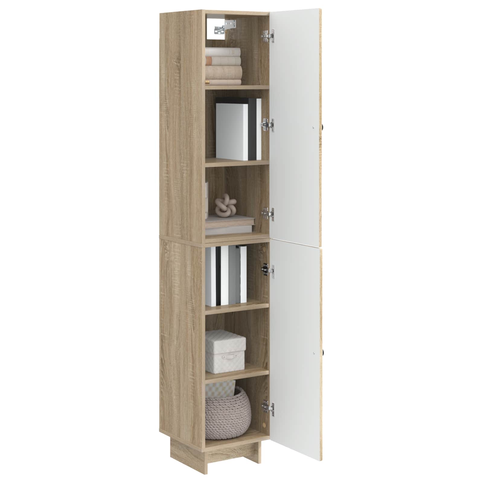 Schrankset 2 pcs Sonoma-Eiche 34,5 x 33 x 90 cm Holzwerkstoff