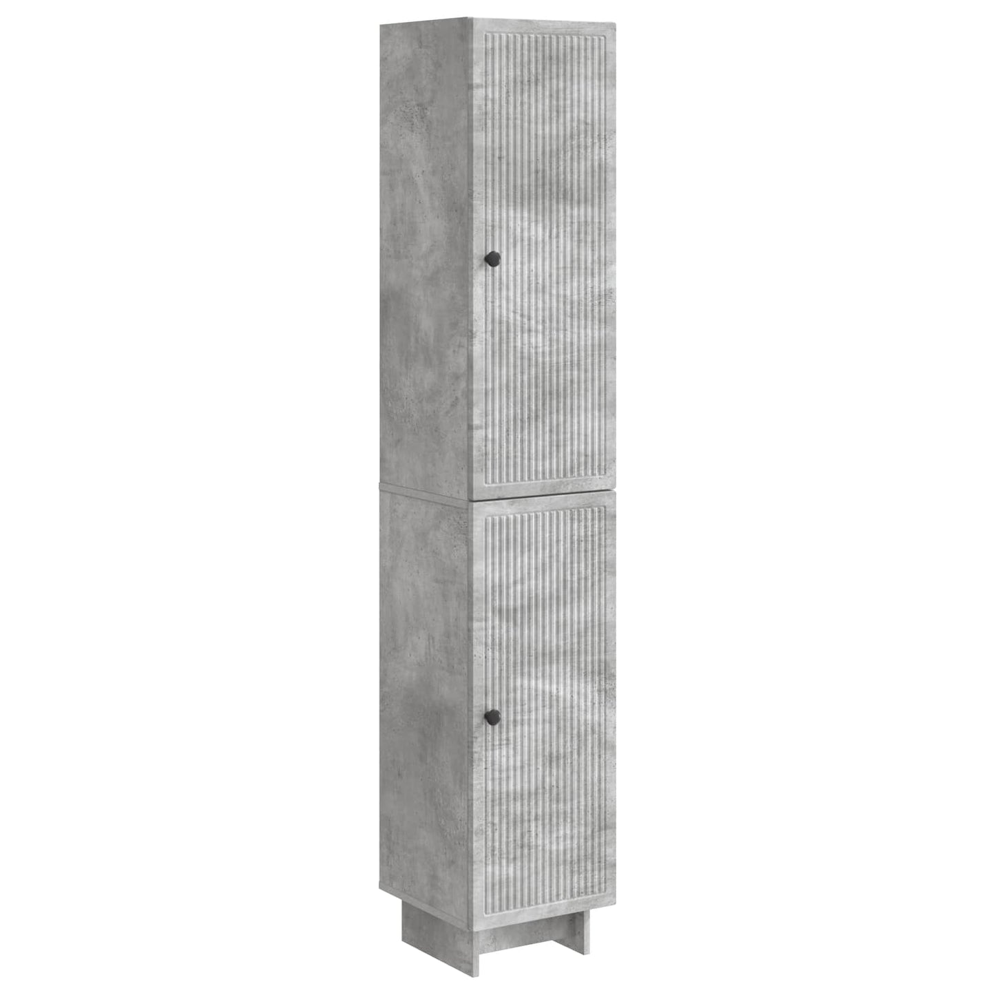 Schrankset 2 pcs Betongrau 34,5 x 33 x 90 cm Holzwerkstoff