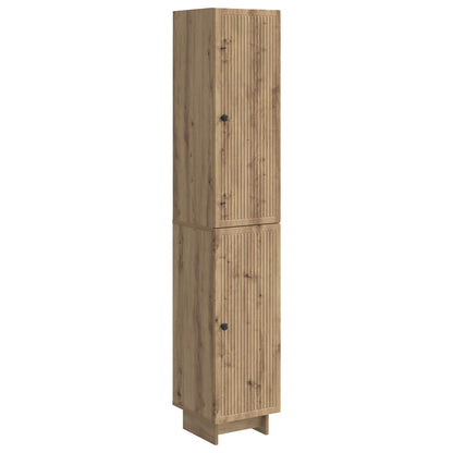 Schrankset 2 stk. Artisan-Eiche Holzwerkstoff