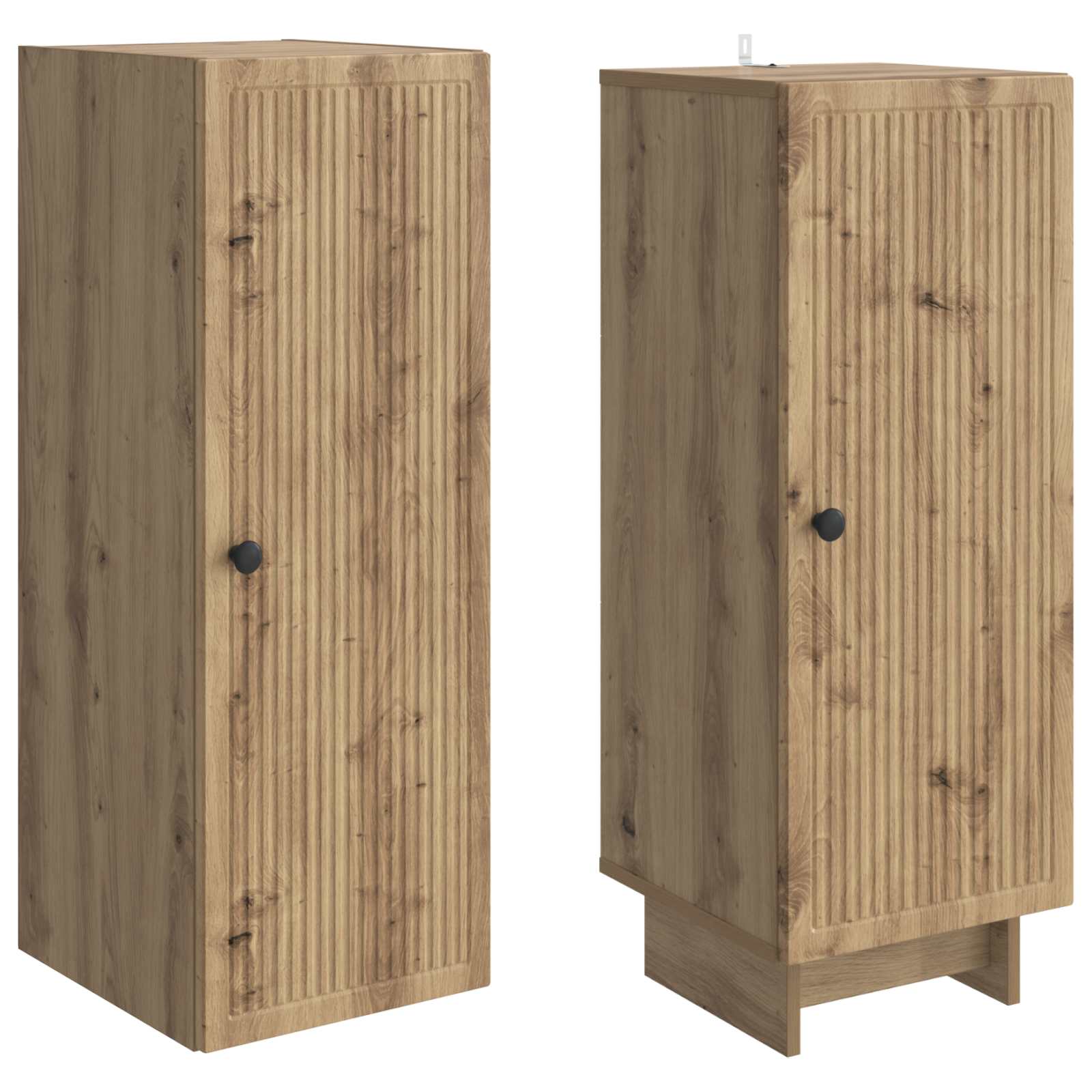 Schrankset 2 Stk. Artisan-Eiche Holzwerkstoff