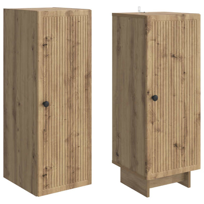 Schrankset 2 stk. Artisan-Eiche Holzwerkstoff