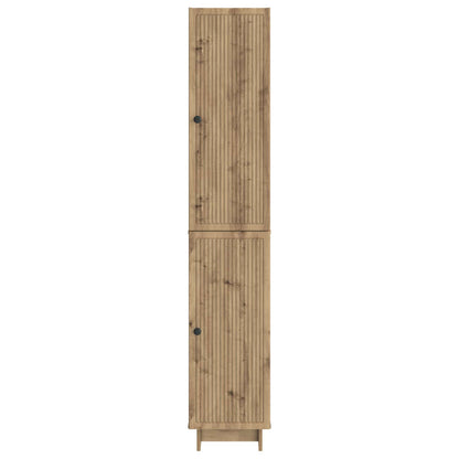 Schrankset 2 stk. Artisan-Eiche Holzwerkstoff
