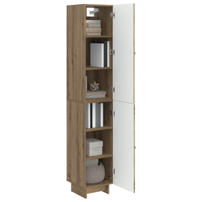 Schrankset 2 stk. Artisan-Eiche Holzwerkstoff