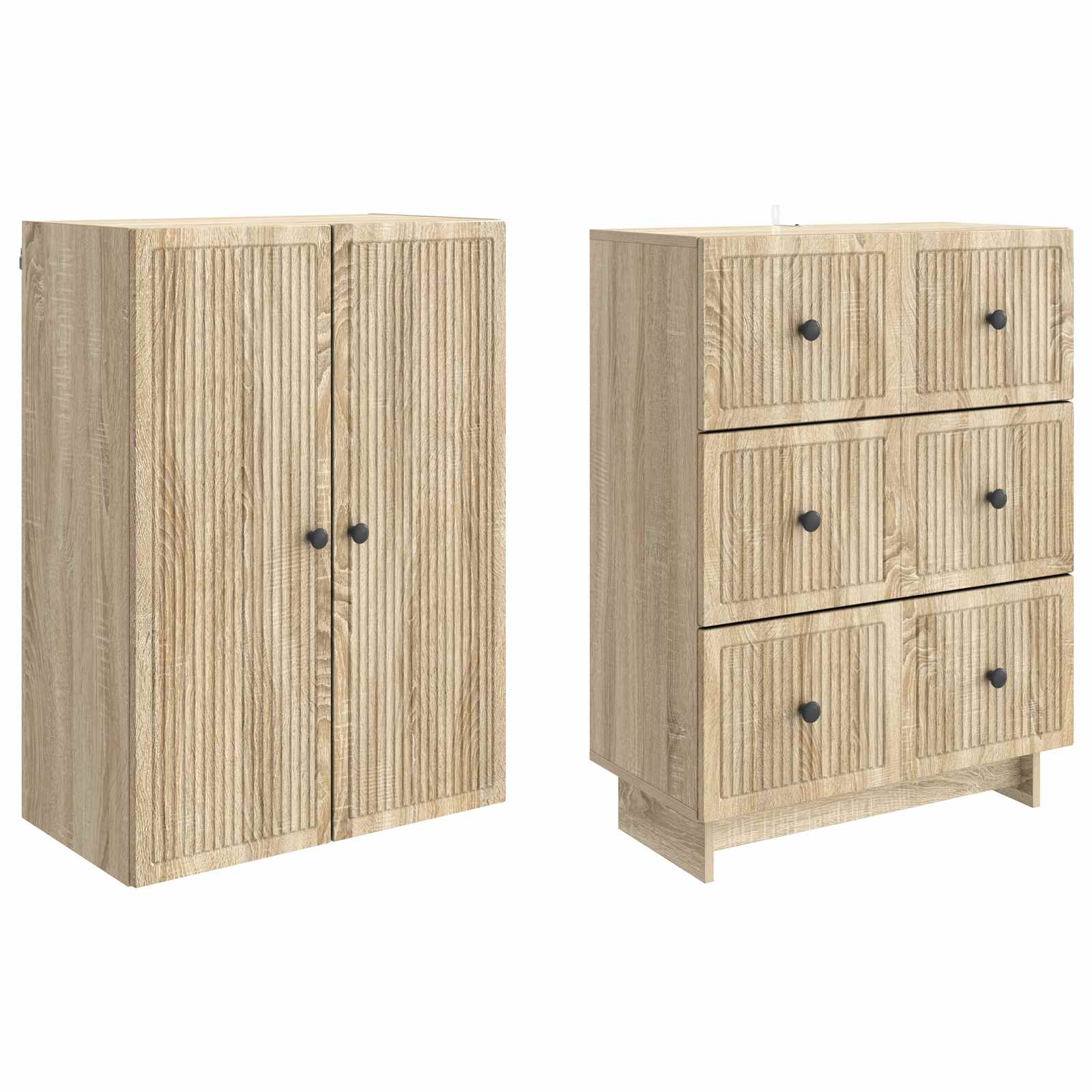Schrankset 2 stk. Holzwerkstoff
