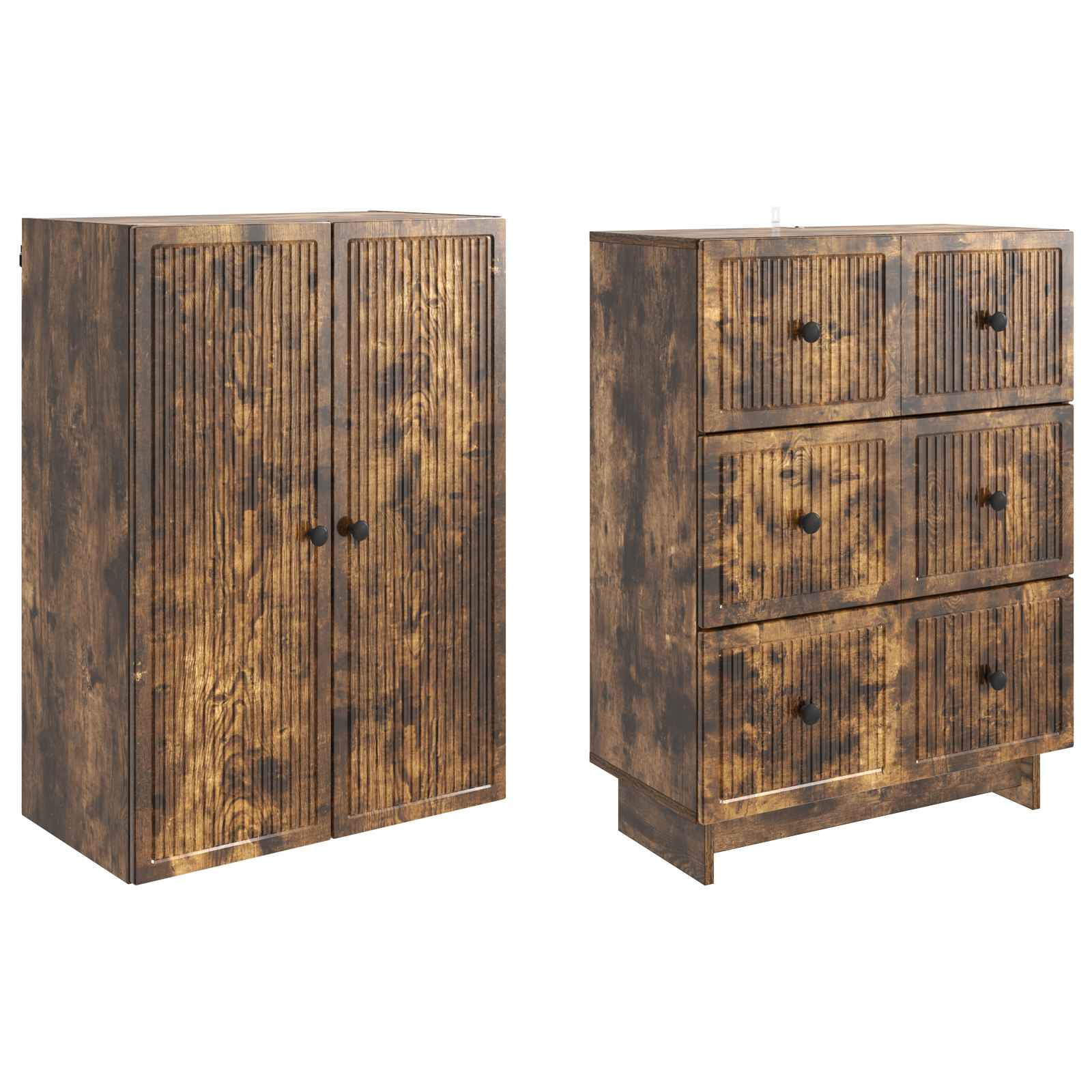 Schrankset 2 stk. Holzwerkstoff
