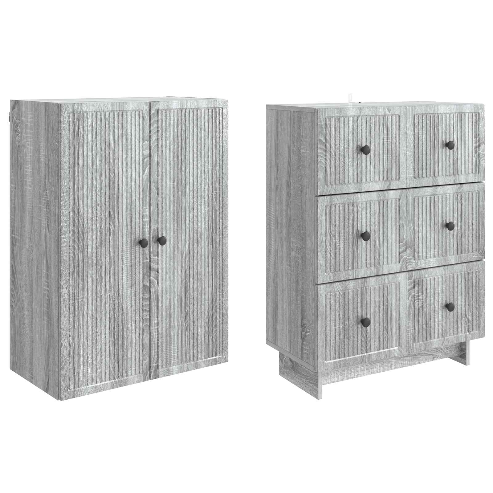 Schrankset 2 stk. Holzwerkstoff