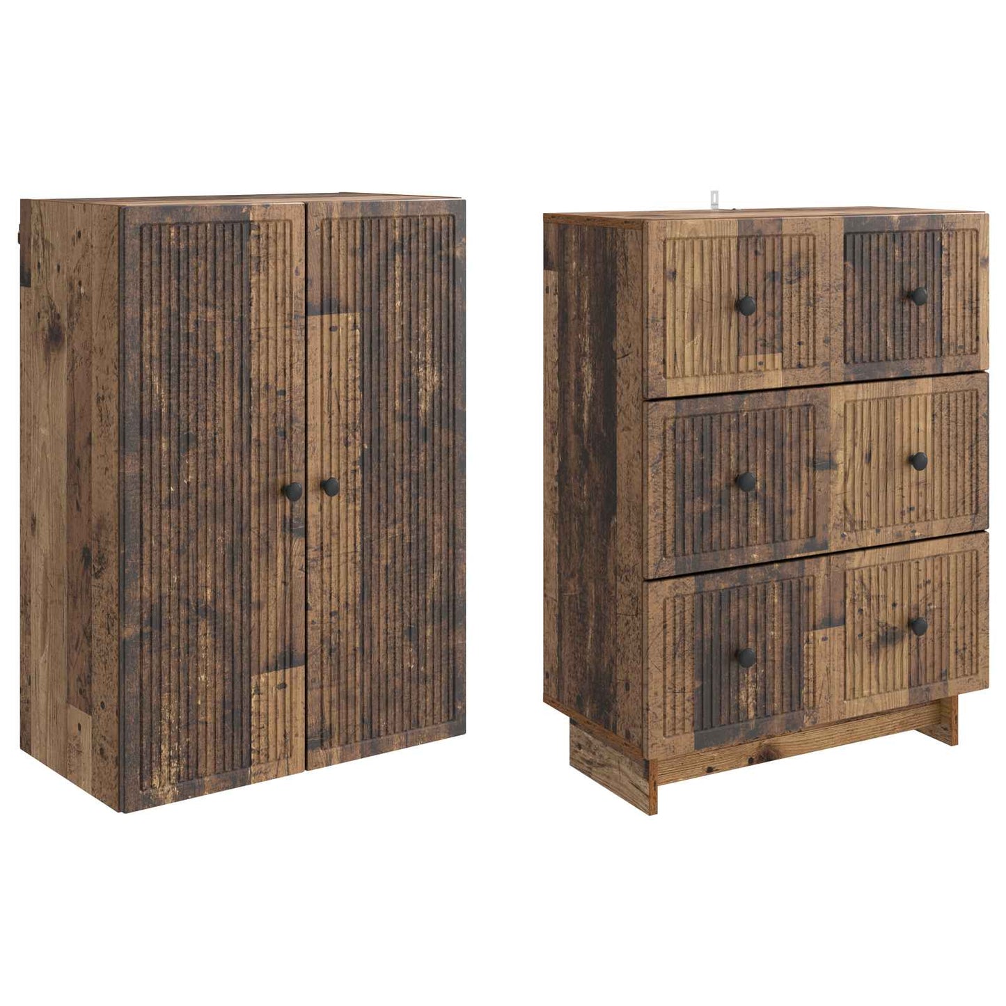 Schrankset 2 stk. Holzwerkstoff