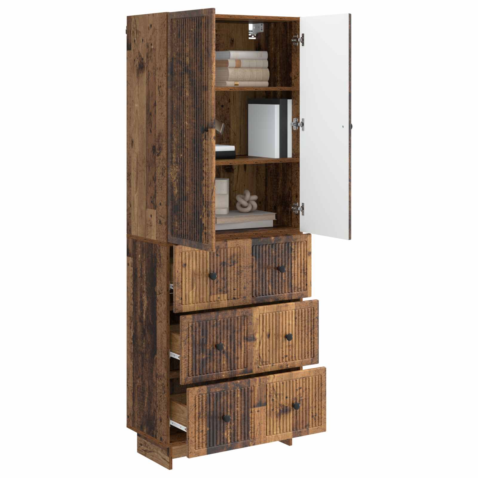 Schrankset 2 stk. Holzwerkstoff