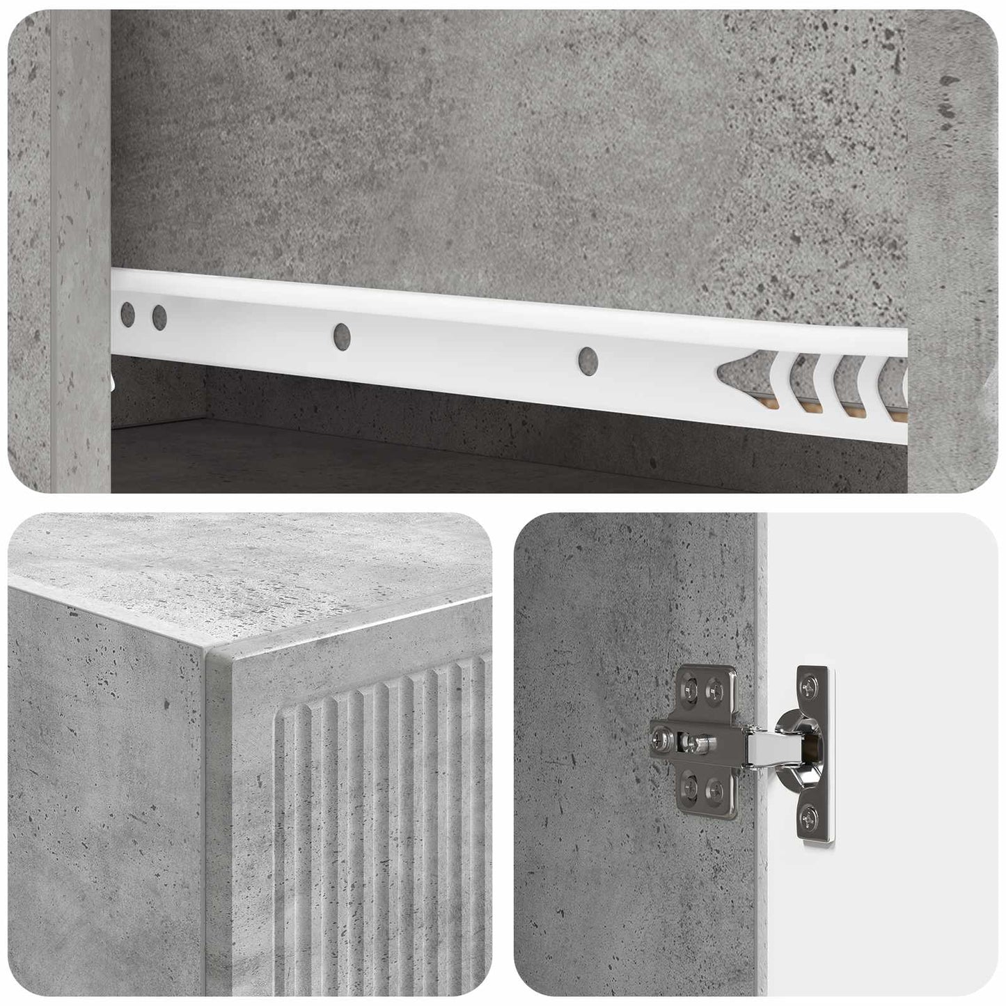 Schrankset 2 stk. Holzwerkstoff