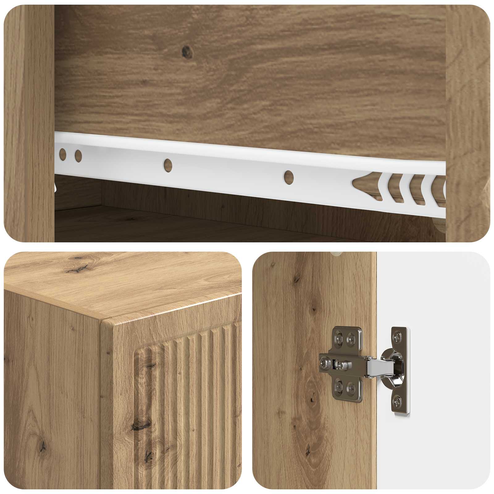 Schrankset 2 Stk. Holzwerkstoff