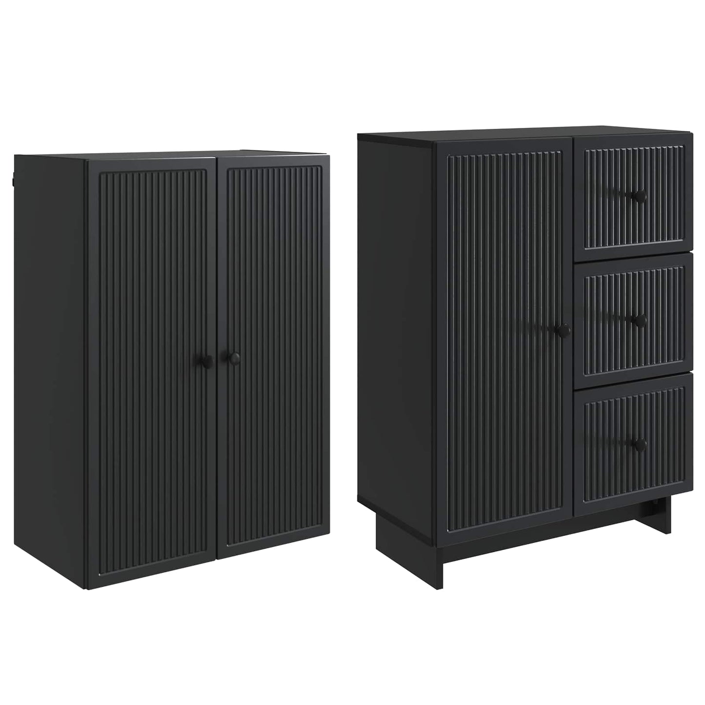 Schrankset 2 pcs 66 x 34,5 x 90 cm Holzwerkstoff