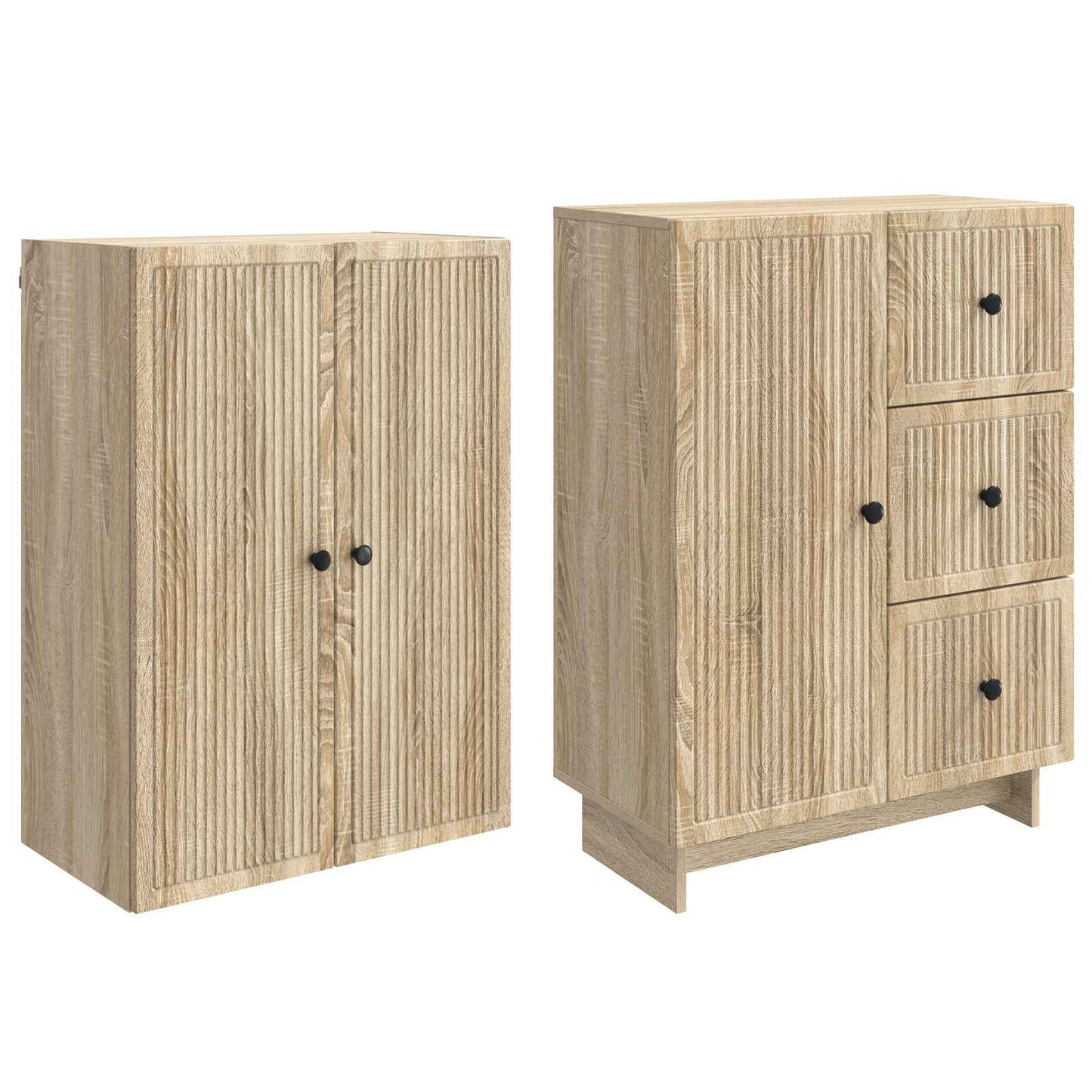 Schrankset 2 pcs 66 x 34,5 x 90 cm Holzwerkstoff