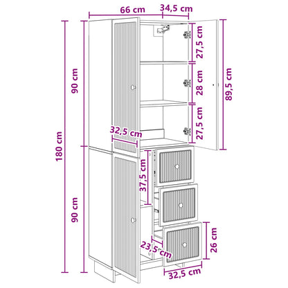 Schrankset 2 stk. Holzwerkstoff