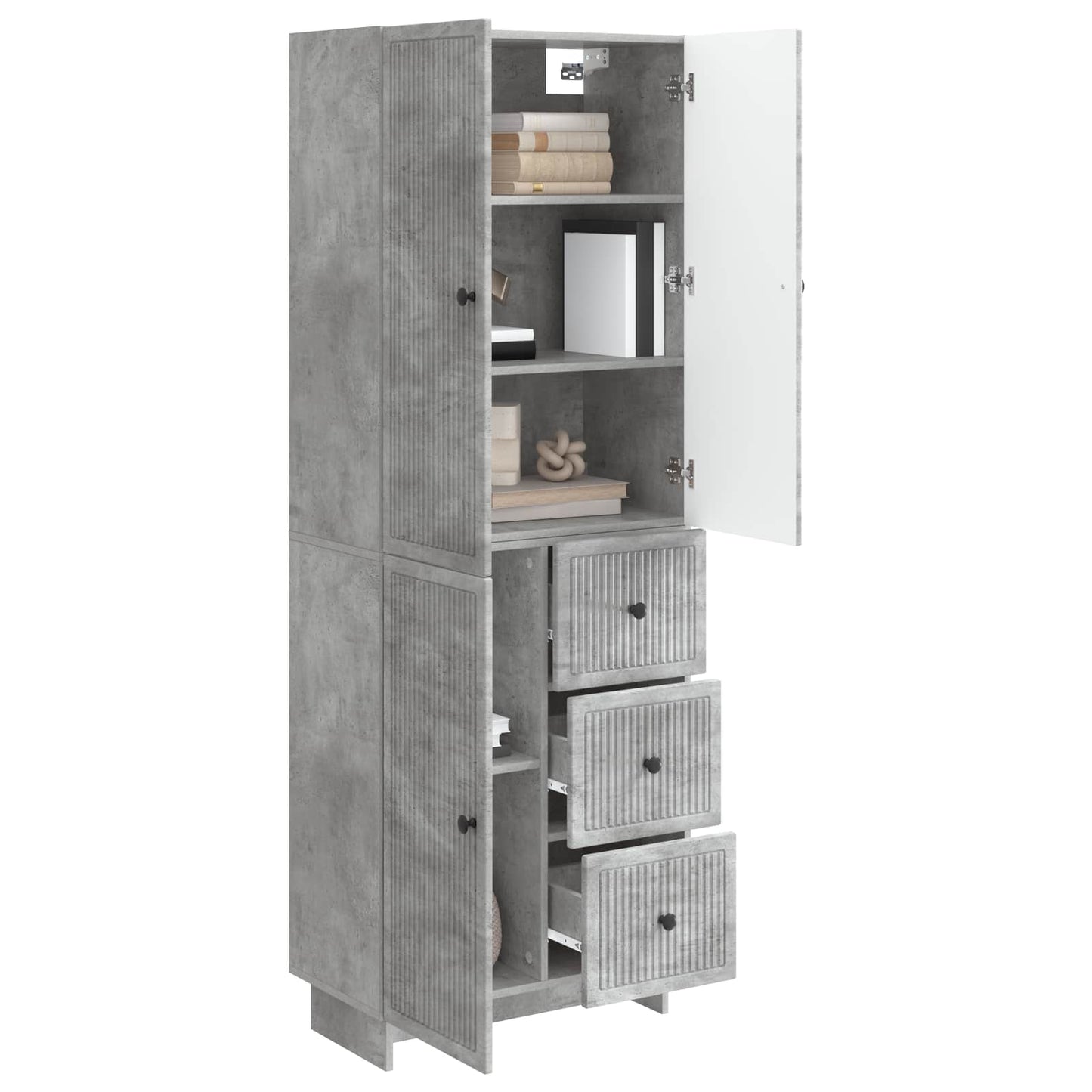 Schrankset 2 pcs 66 x 34,5 x 90 cm Holzwerkstoff