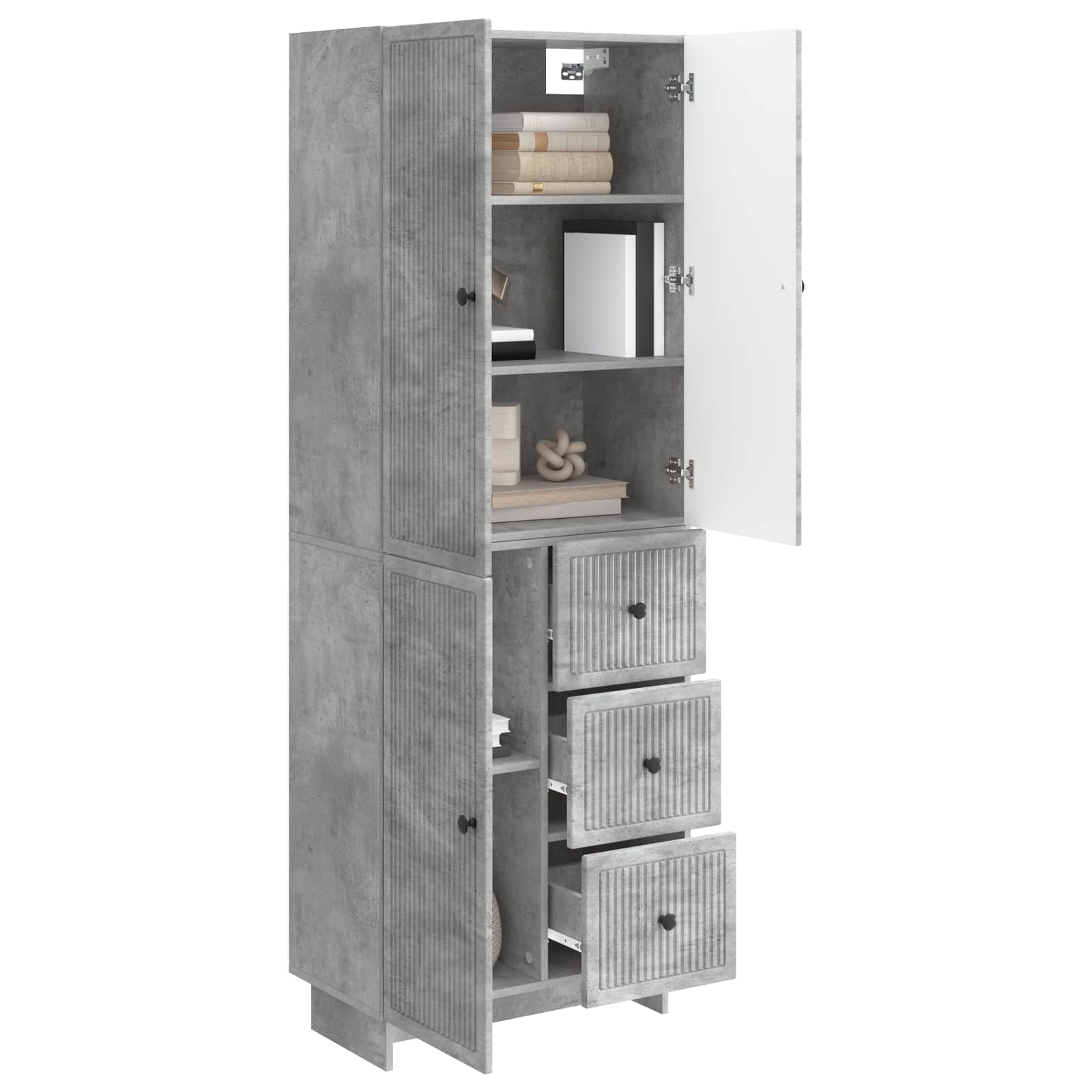 Schrankset 2 pcs 66 x 34,5 x 90 cm Holzwerkstoff