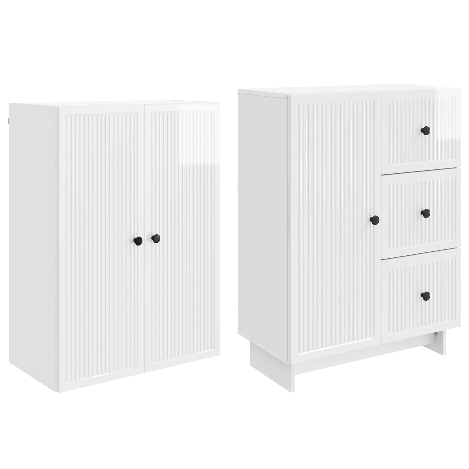 Schrankset 2 pcs 66 x 34,5 x 90 cm Holzwerkstoff