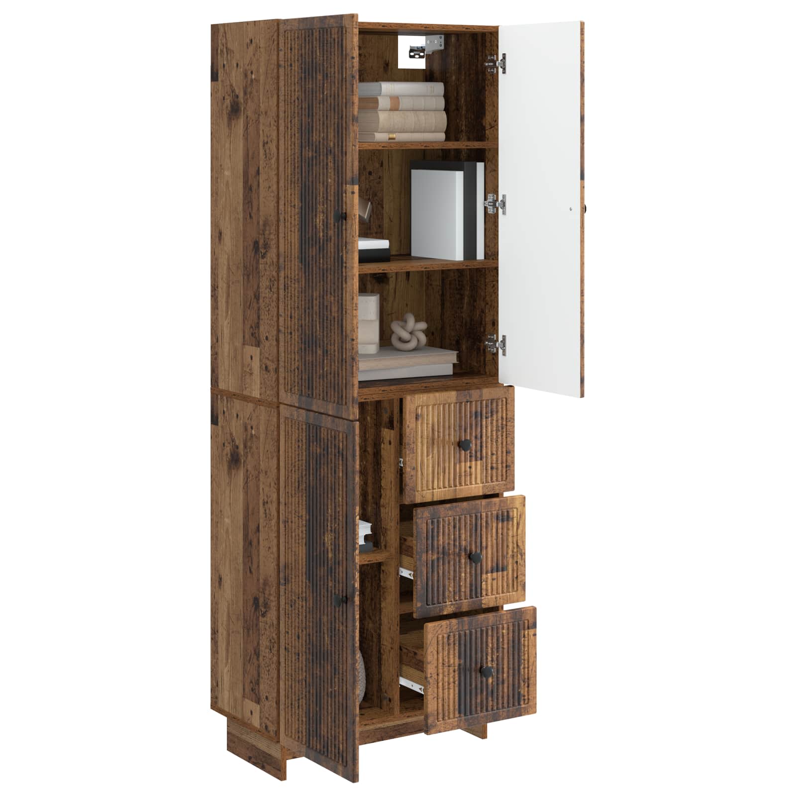 Schrankset 2 stk. Holzwerkstoff