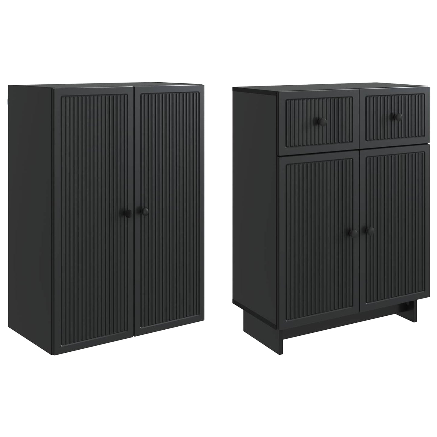 Schrankset 2 pcs 66 x 34,5 x 90 cm Holzwerkstoff