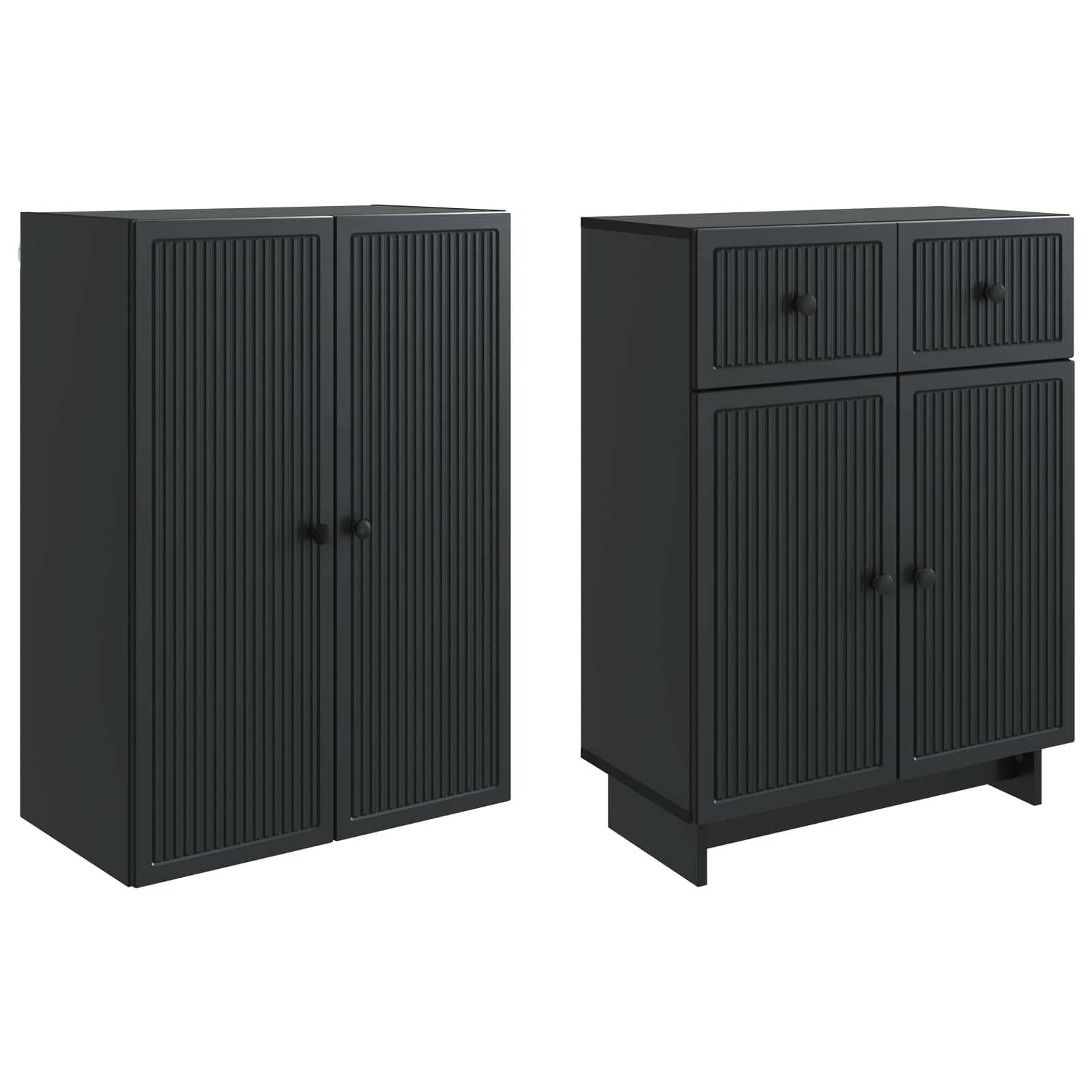 Schrankset 2 pcs 66 x 34,5 x 90 cm Holzwerkstoff