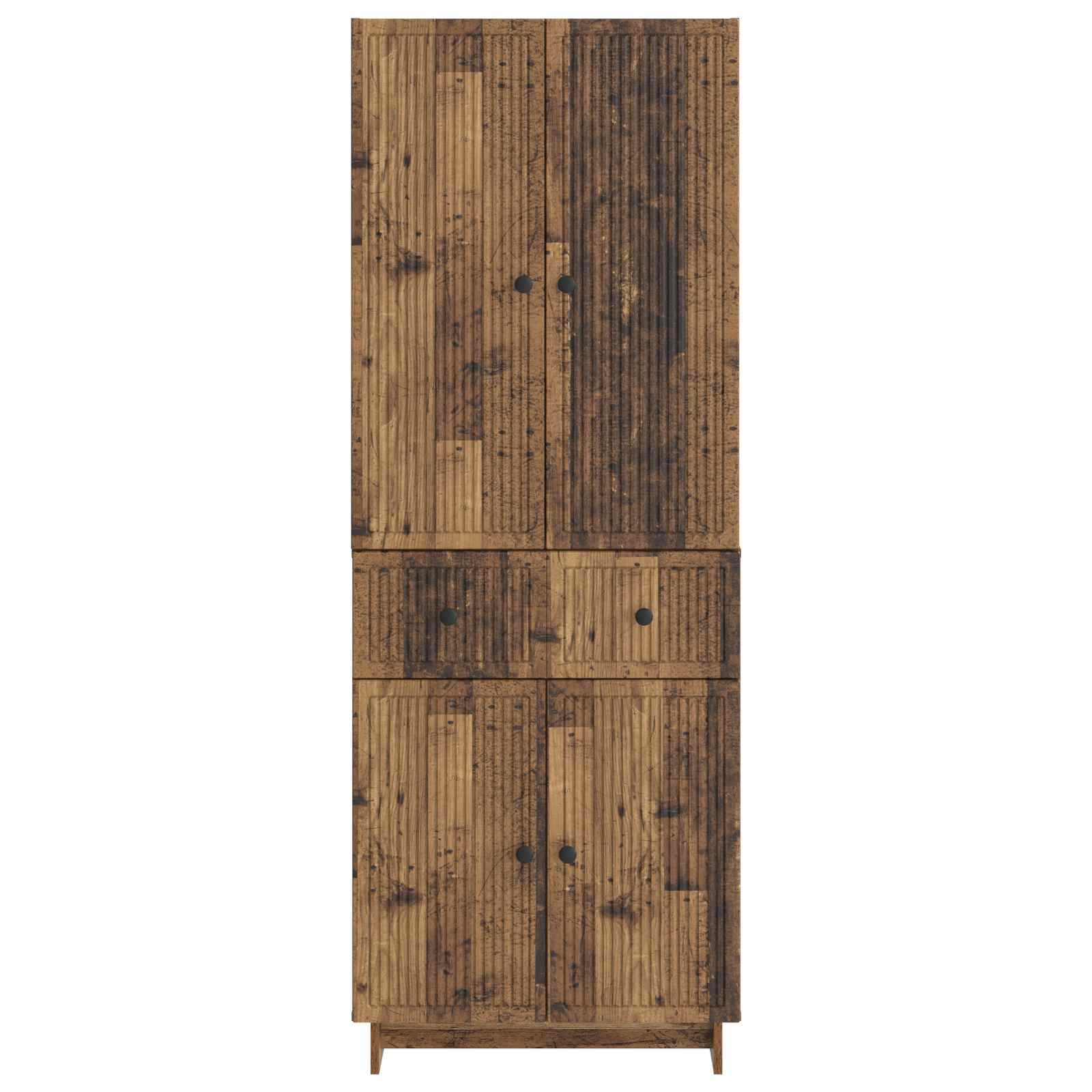 Schrankset 2 stk. Altholz Holzwerkstoff