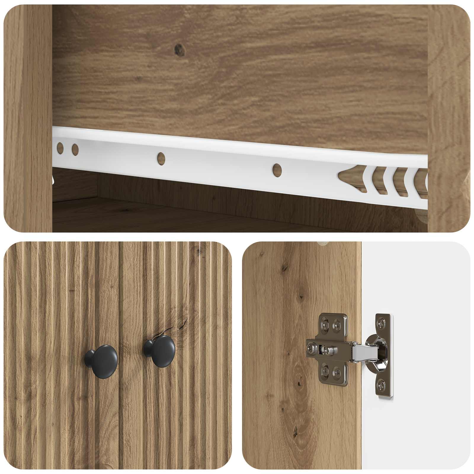 Schrankset 2 Stk. Holzwerkstoff