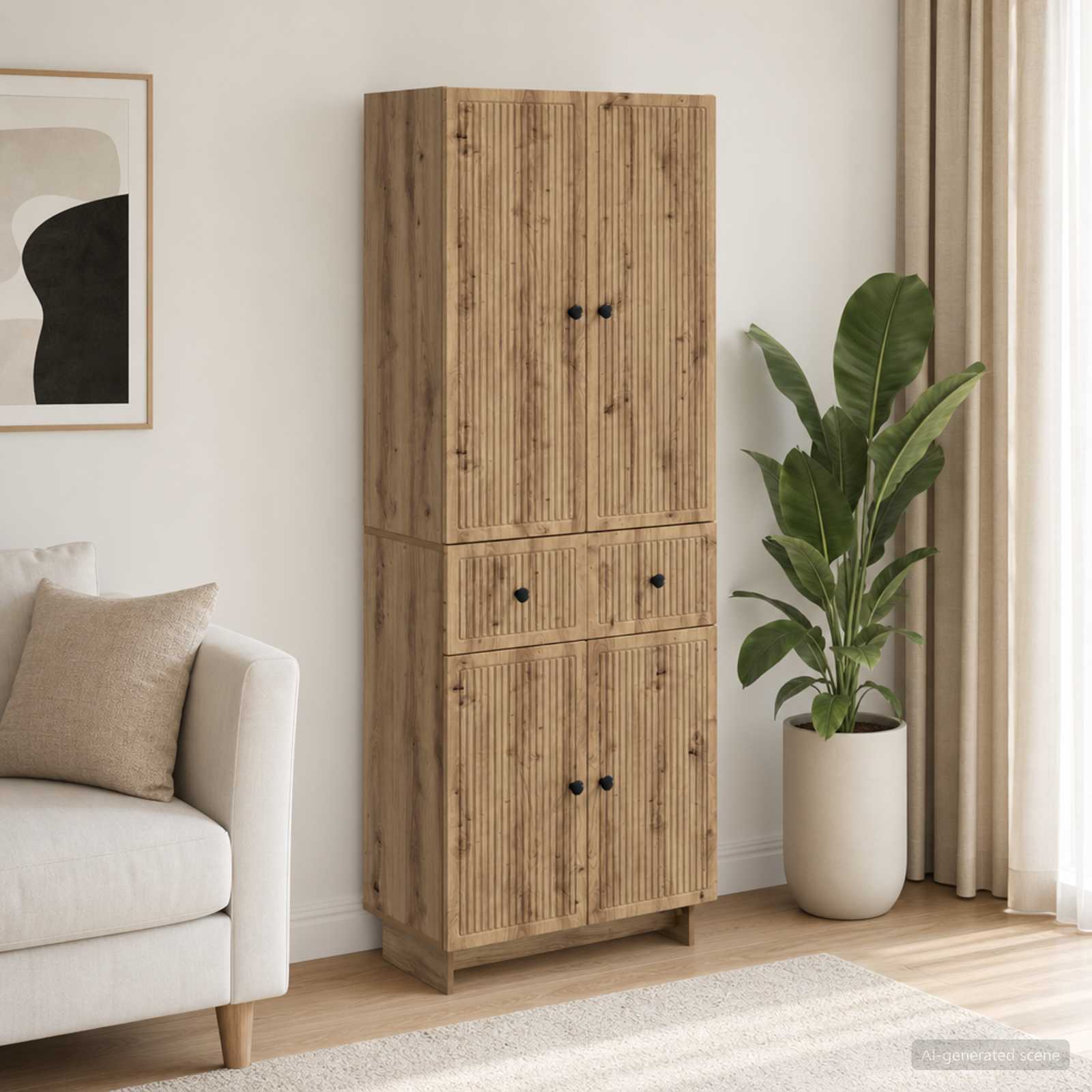 Schrankset 2 Stk. Holzwerkstoff