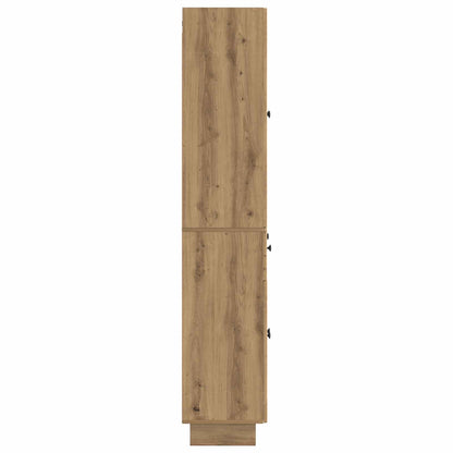 Schrankset 2 stk. Artisan-Eiche Holzwerkstoff