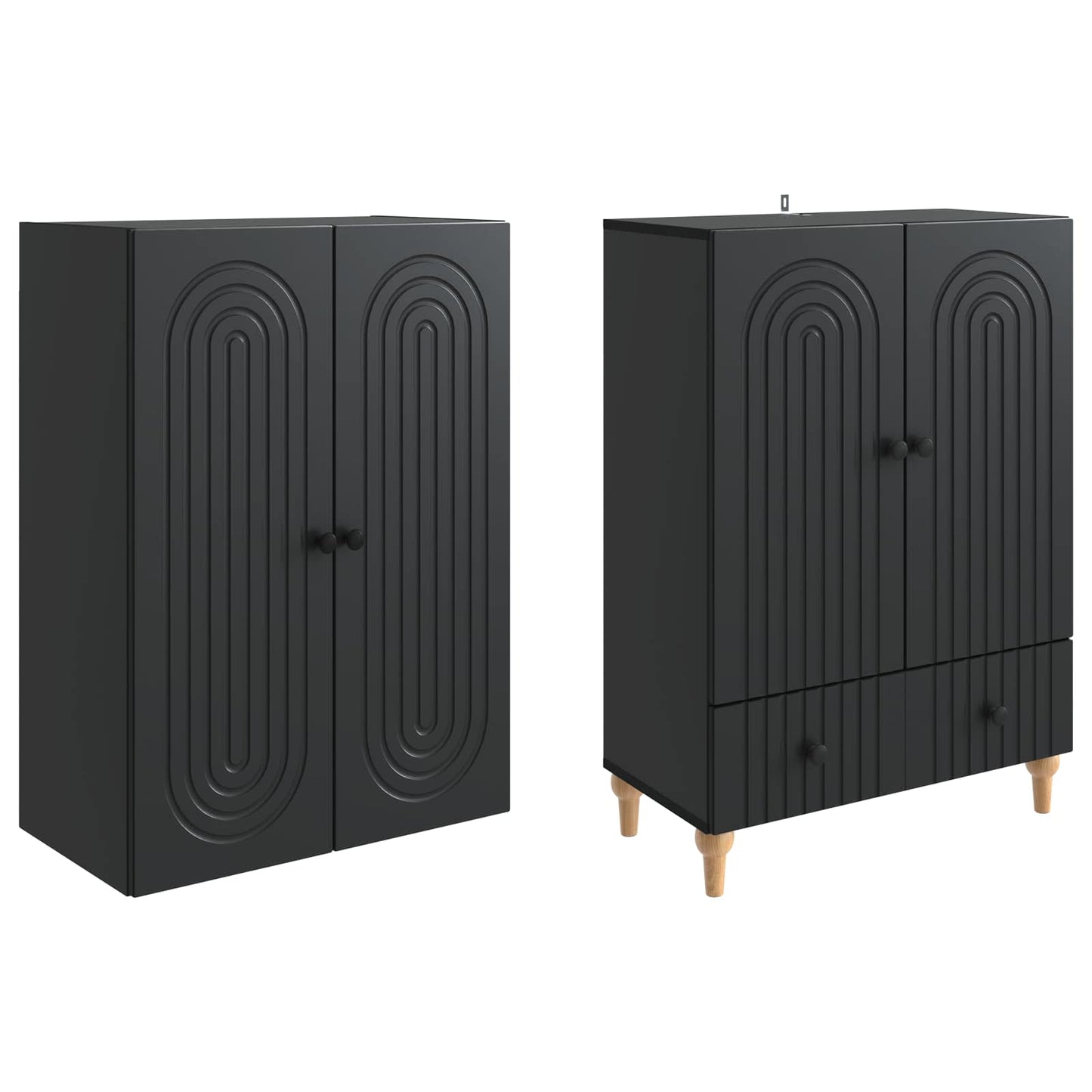 Schrankset 2 pcs 66 x 34,5 x 95 cm Holzwerkstoff