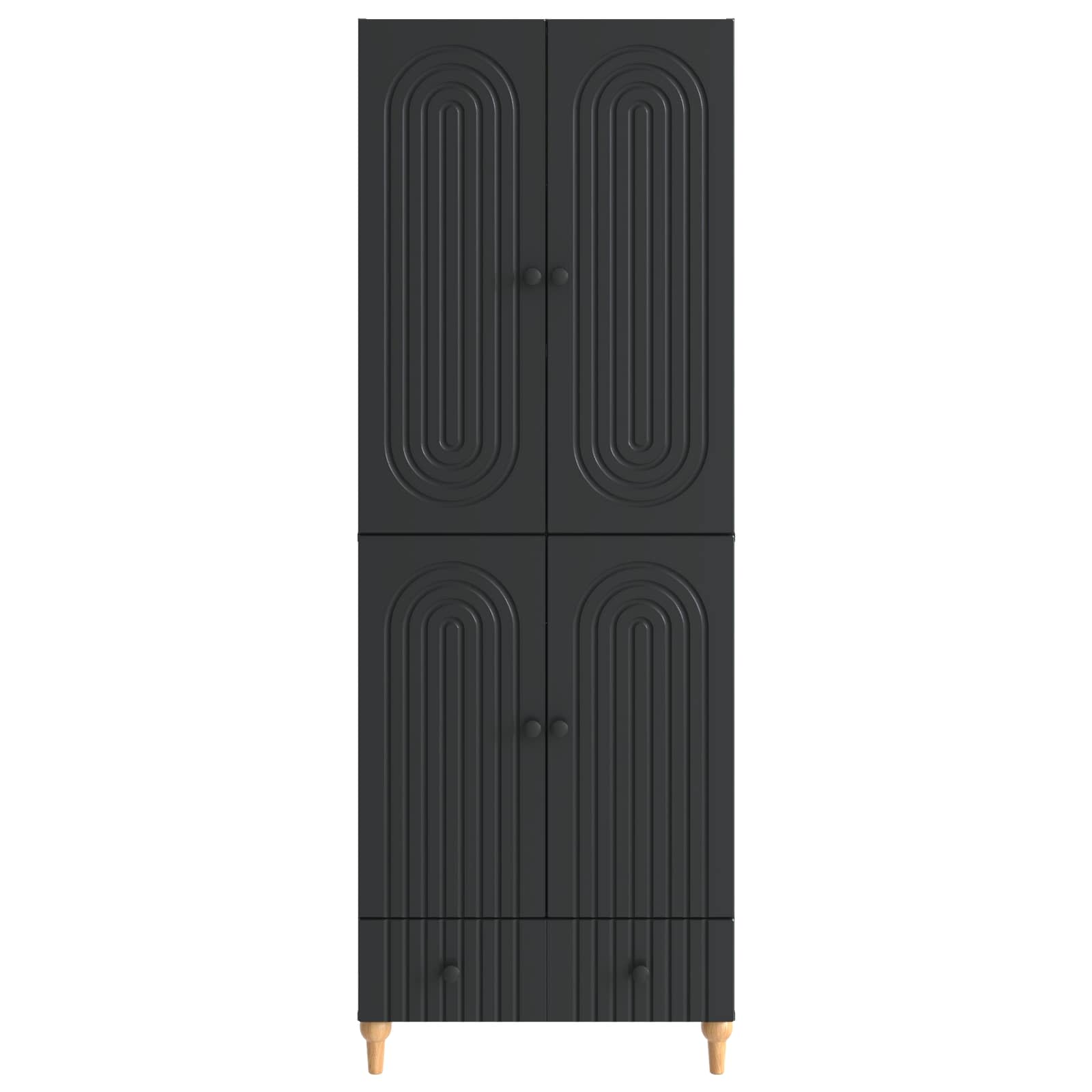 Schrankset 2 pcs 66 x 34,5 x 95 cm Holzwerkstoff