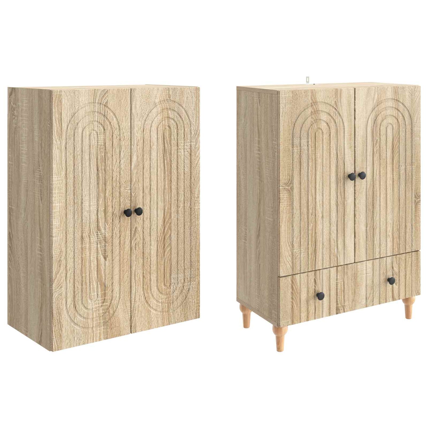 Schrankset 2 pcs 66 x 34,5 x 95 cm Holzwerkstoff