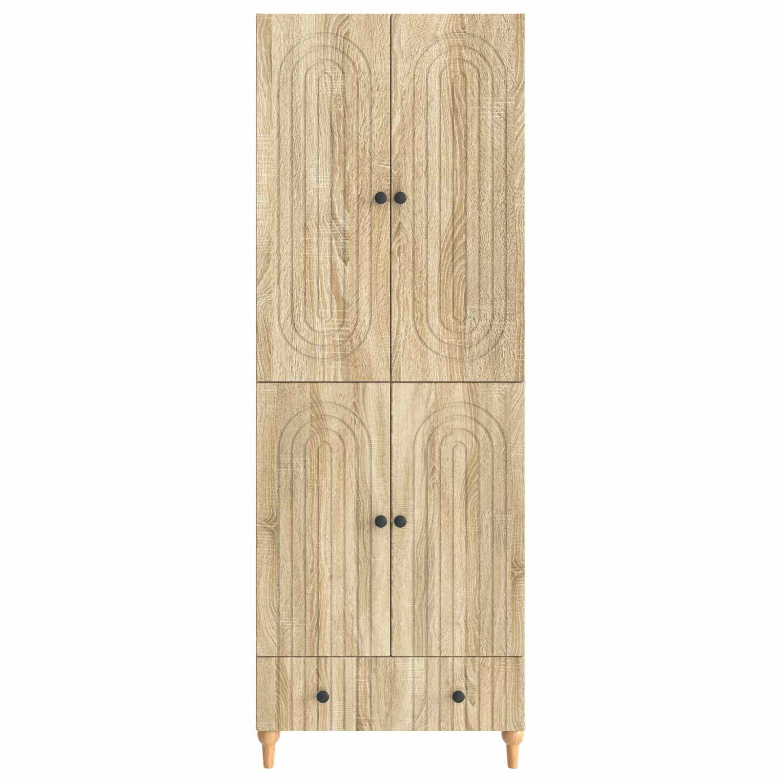 Schrankset 2 pcs 66 x 34,5 x 95 cm Holzwerkstoff