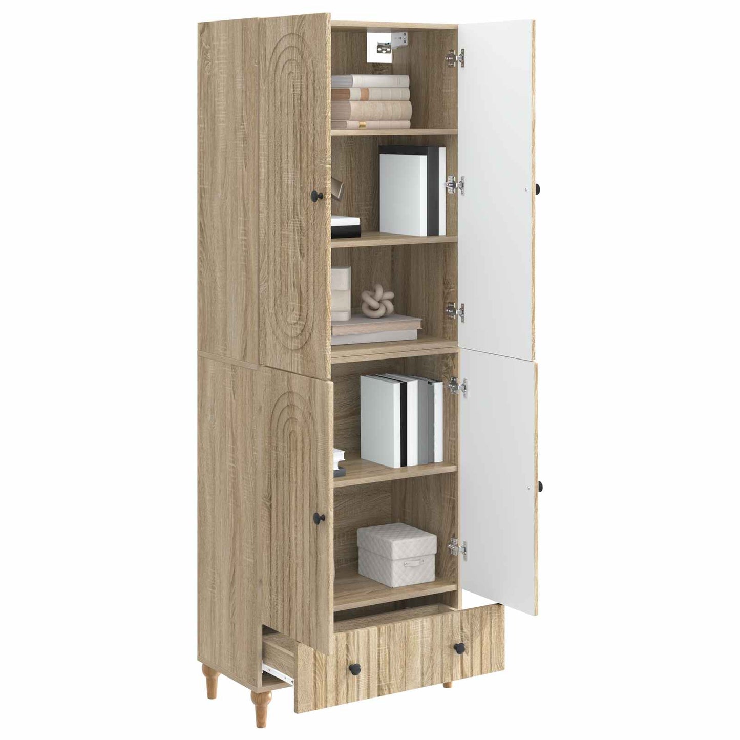 Schrankset 2 pcs 66 x 34,5 x 95 cm Holzwerkstoff