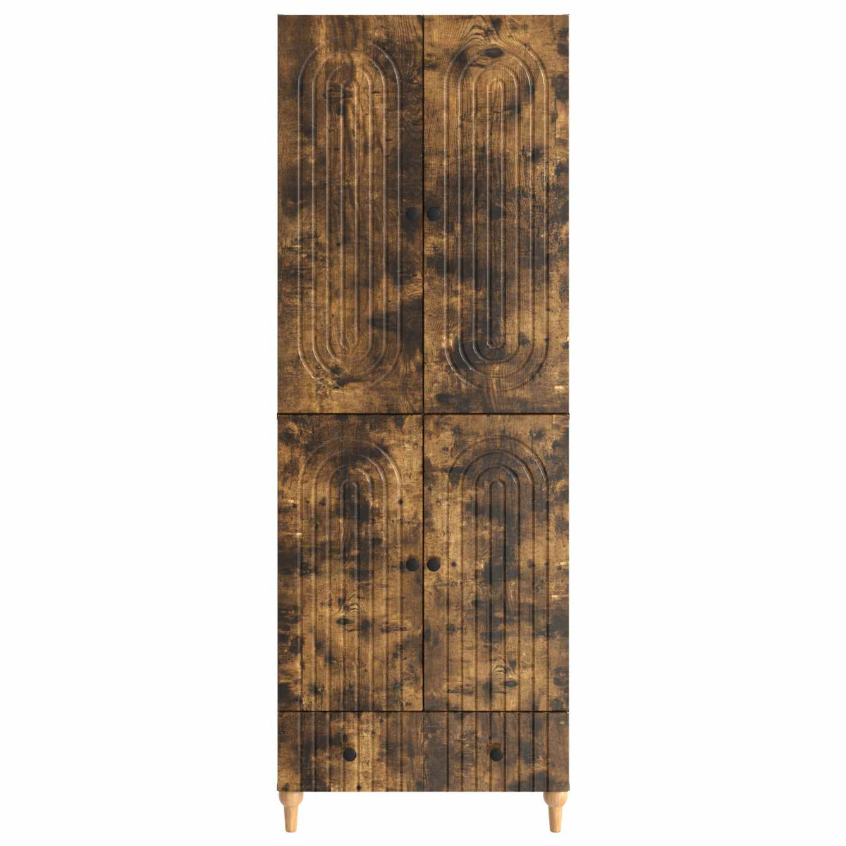 Schrankset 2 stk. Räuchereiche Holzwerkstoff