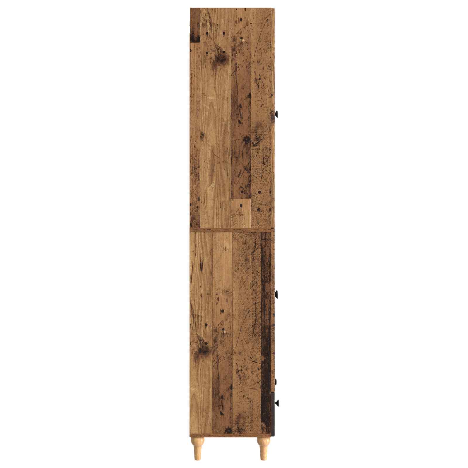 Schrankset 2 stk. Altholz Holzwerkstoff