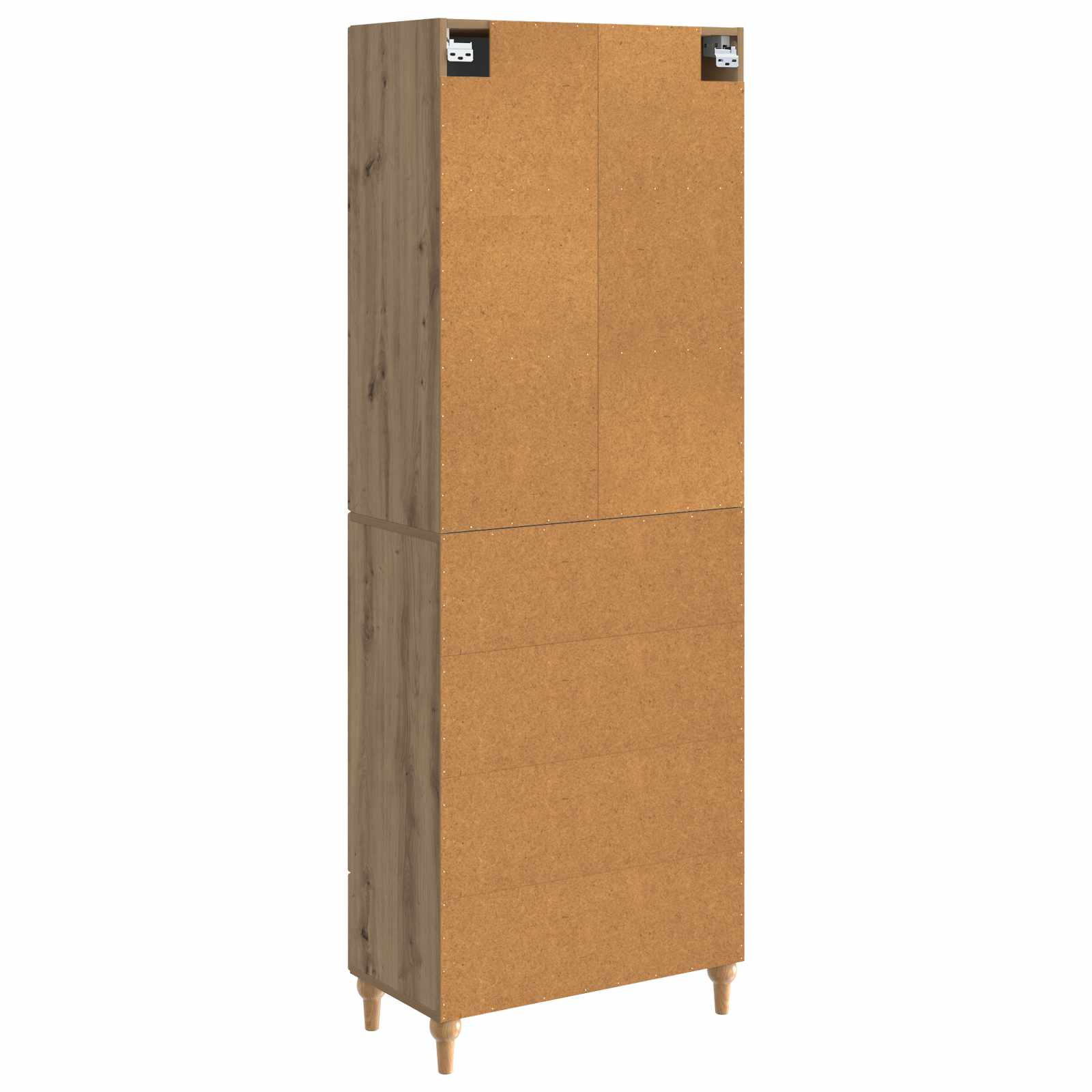 Schrankset 2 stk. Artisan-Eiche Holzwerkstoff