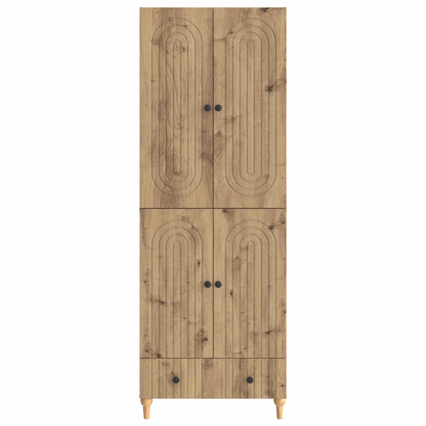 Schrankset 2 stk. Artisan-Eiche Holzwerkstoff