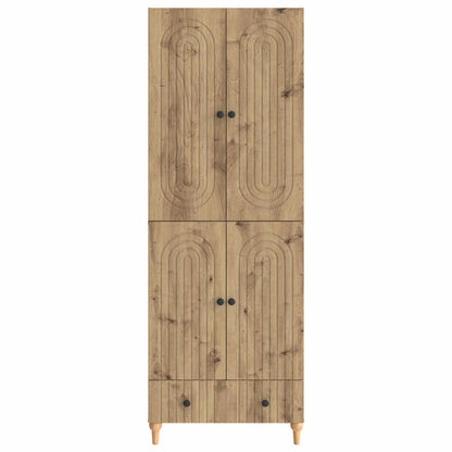 Schrankset 2 stk. Artisan-Eiche Holzwerkstoff