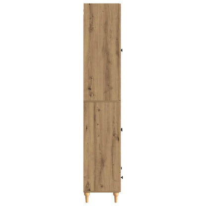 Schrankset 2 stk. Artisan-Eiche Holzwerkstoff