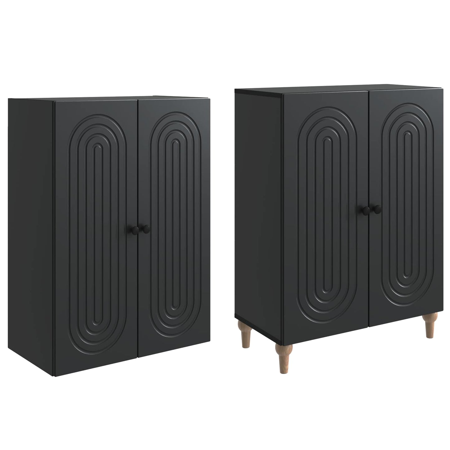Schrankset 2 pcs 66 x 34,5 x 90 cm Holzwerkstoff