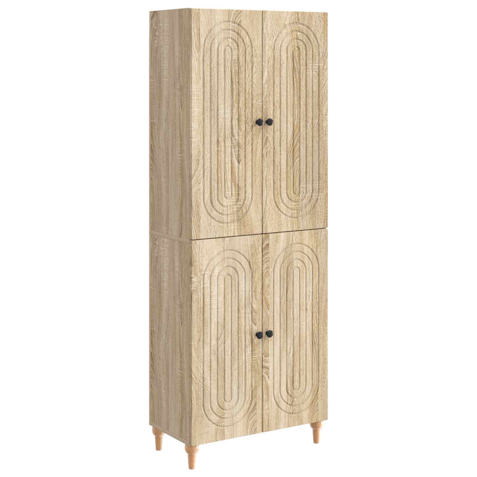 Schrankset 2 pcs 66 x 34,5 x 90 cm Holzwerkstoff